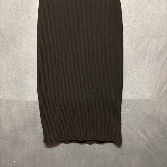 Zara Trafaluc Bodycon Dress Peek a Boo Back Sexy Goth Witchy Fitted Club Small - Picture 10 of 10